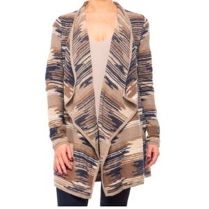 Lucky Brand | Warm and cozy Open front boho sweater